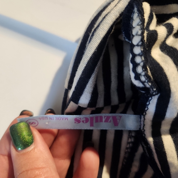 Azules Stripe Maxi Skirt - Picture 3 of 4